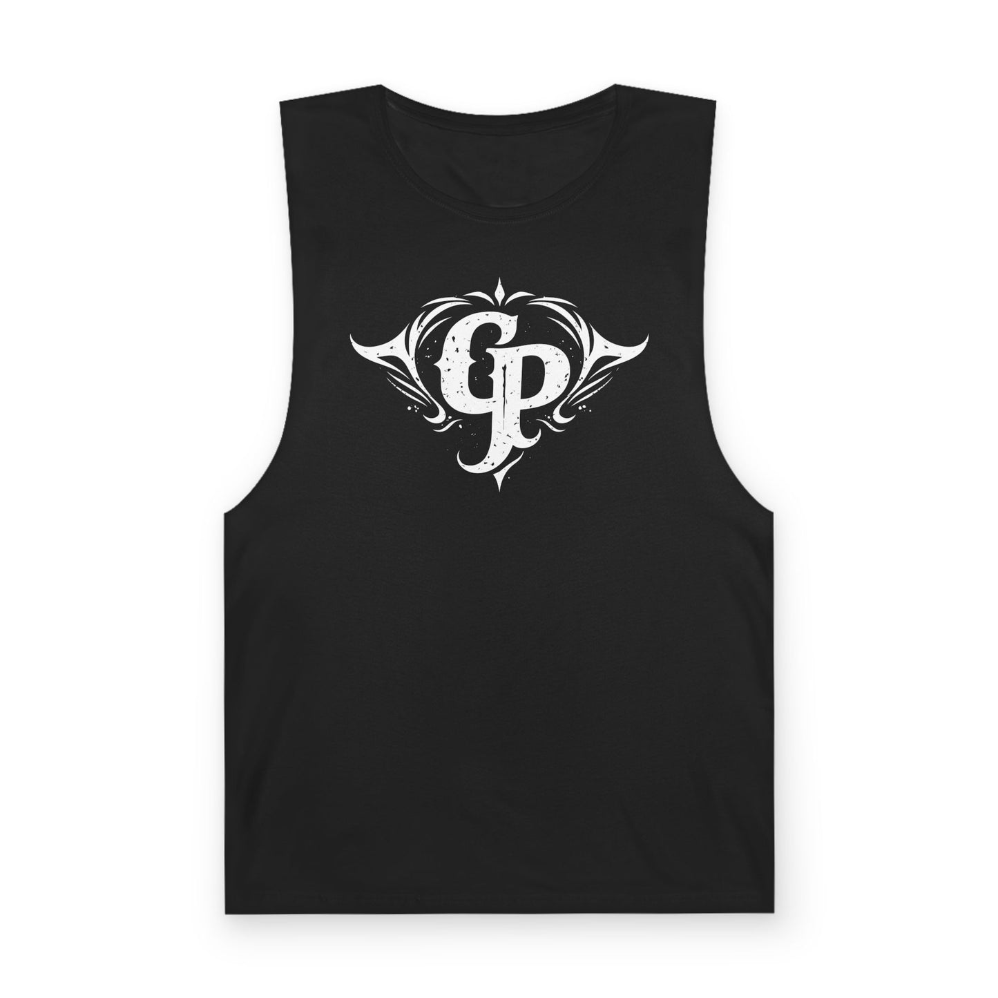 Black CP symbol tank top
