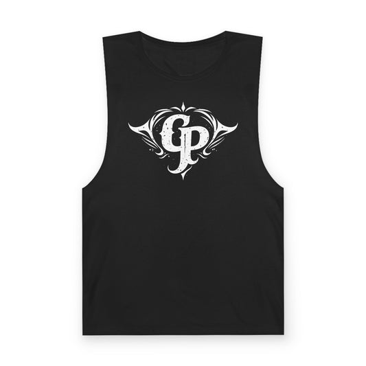 Black CP symbol tank top