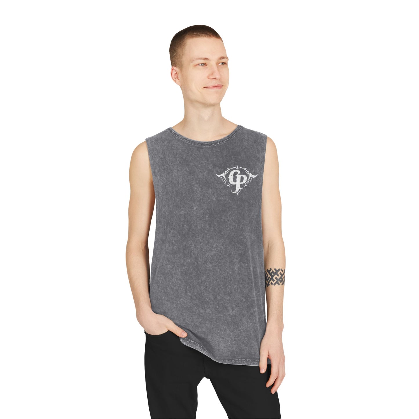 Unisex Stonewash Tank Top